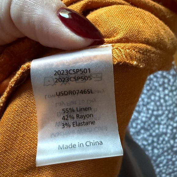 Universal Standard Seaside Linen Dress - Size XS - Picture 3 of 3